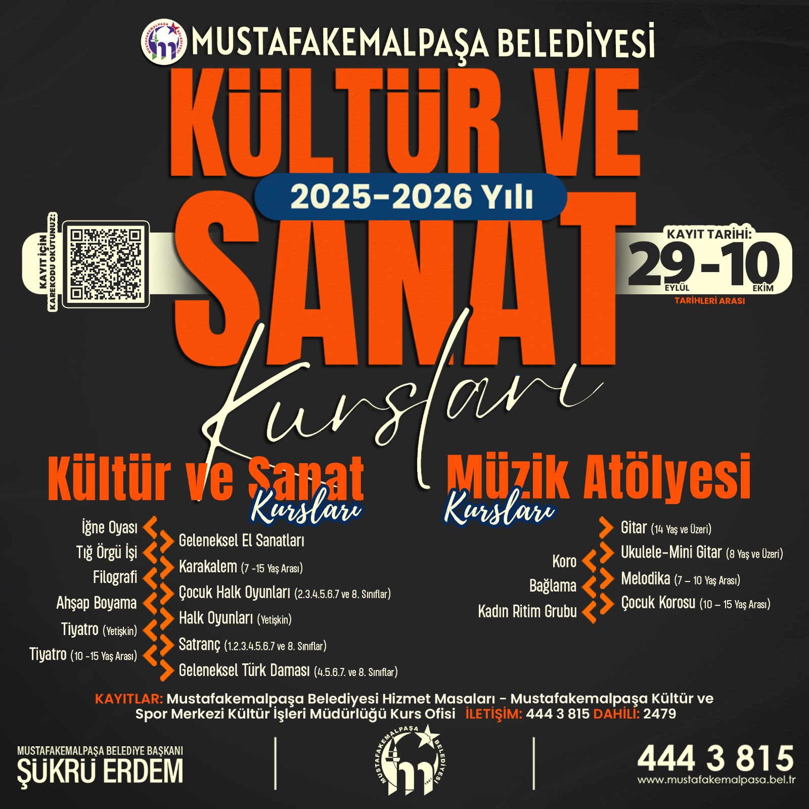 Mustafakemalpaşa Belediyesi Kültür Ve Sanat Kursları Için Kayıtlar Başladı (1)