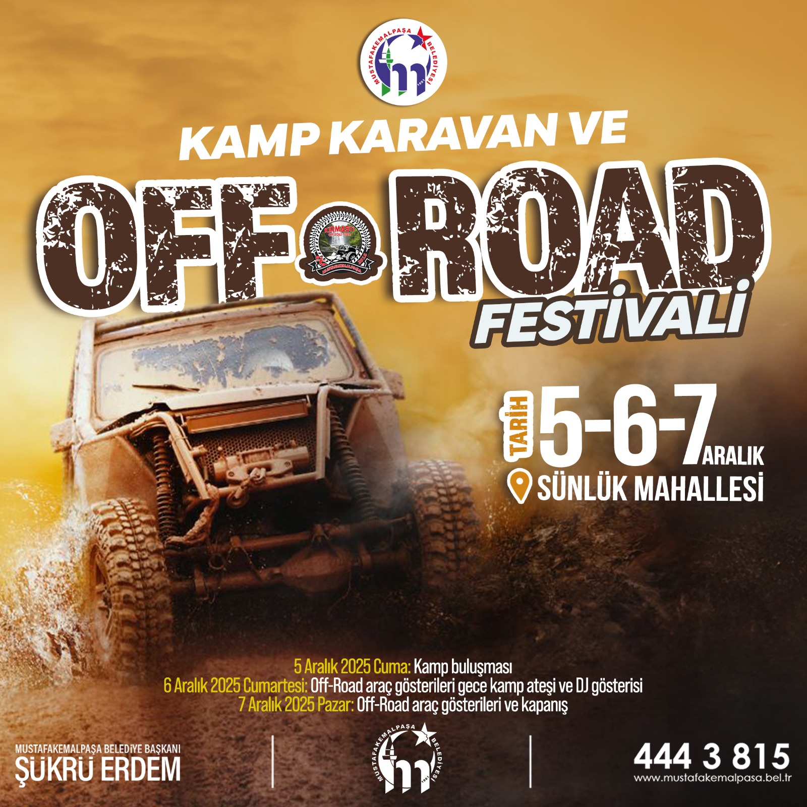 Mustafakemalpaşa’da Off Road Heyecani Başliyor