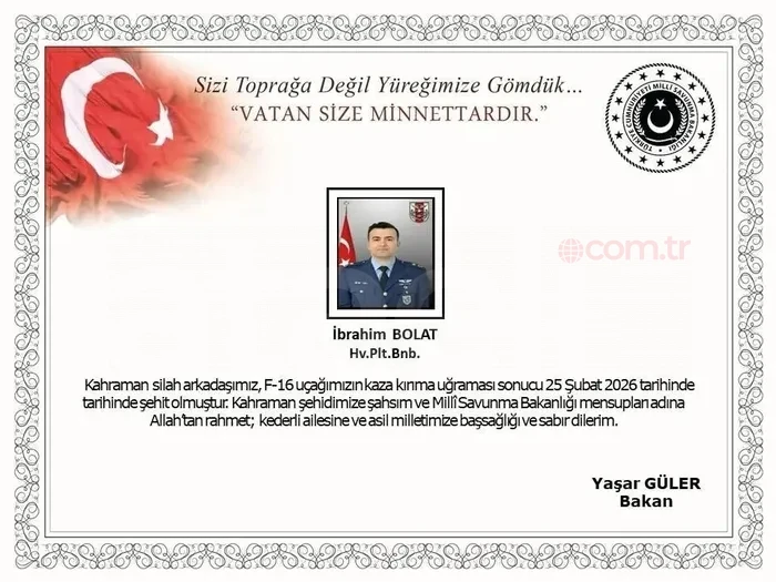 0X0 Canli Balikesirde F 16 Savas Ucagi Dustu 1 Pilot Sehit Oldu 2 Cumhuriyet Savcisi Gorevlendirildi 1771993778632