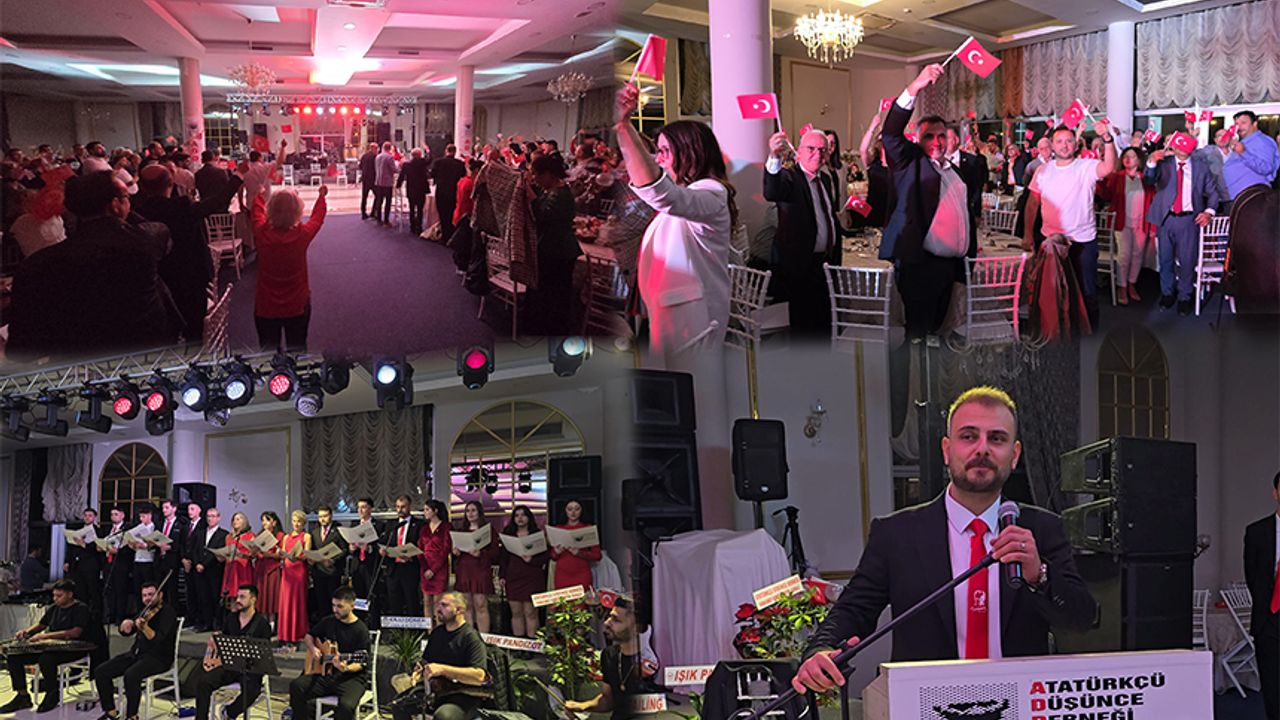 ADD’nin geleneksel Cumhuriyet gecesi büyük coşkuyla kutlandı