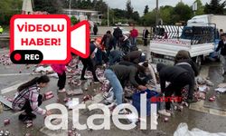 Kaza Değil, Vicdan Enkazı: Devrilen Tırdan Bira "Toplayan" Vatandaşlar Pes Dedirtti