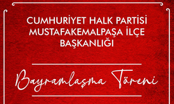 Cumhuriyet Halk Partisi'nin Kurban Bayramı Bayramlaşma Programı Belli Oldu