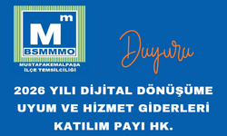 BSMMMO Mustafakemalpaşa, 2026 Katılım Payı Ücret Tarifesini Netleştirdi