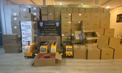 Bursa’da Kaçak Sigara İmalathanesine Darbe