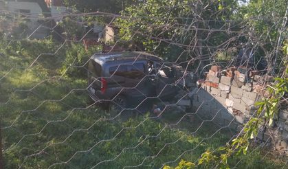 Kazayı Önlemek İsterken Duvara Çarptı