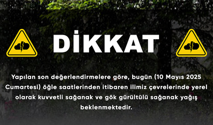 Valilik Uyardı: Bursa Çevresinde Sağanak Yağış Bekleniyor