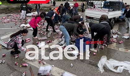 Kaza Değil, Vicdan Enkazı: Devrilen Tırdan Bira "Toplayan" Vatandaşlar Pes Dedirtti
