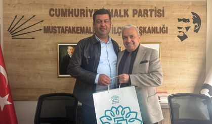 Başkan Şadi Özdemir’den CHP Mustafakemalpaşa’ya Anlamlı Ziyaret