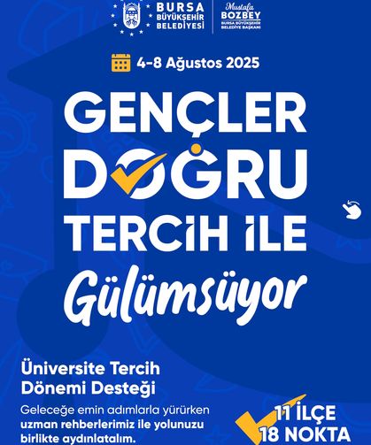 Bursa’da Tercih Zamanı: 11 İlçede Ücretsiz Rehberlik Desteği