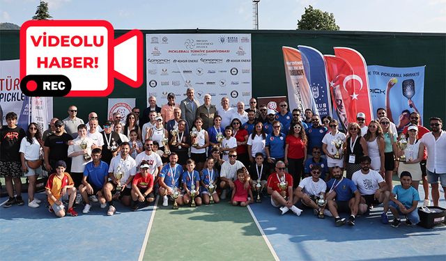 Pickleball’da İlk Türkiye Şampiyonları Bursa’da Taçlandı