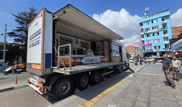 AFAD Deprem Simülasyon Tırı Mustafakemalpaşa’da