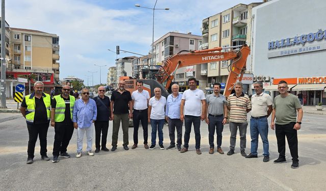 Bursa Caddesi’nde ilk kepçe vuruldu!