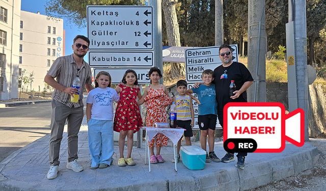 Çocukların Elinden Mustafakemalpaşa’nın En Tatlı Limonatası!