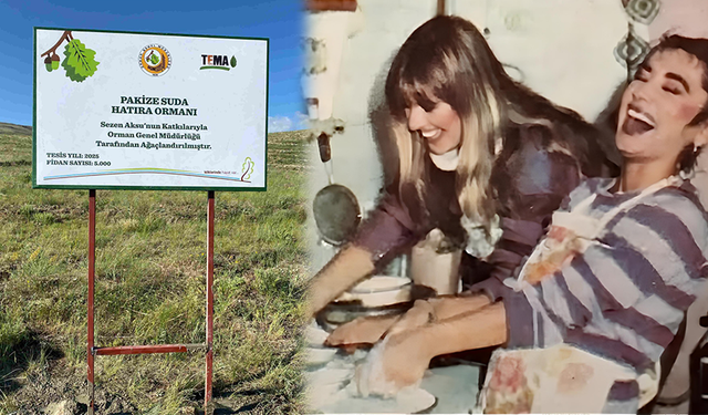 Sezen Aksu, Pakize Suda’nın Adını Hatıra Ormanıyla Yaşatıyor