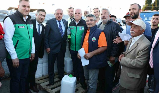 Mustafakemalpaşa’da Üretilen Sıvı Gübre Çiftçiden Tam Not Aldı
