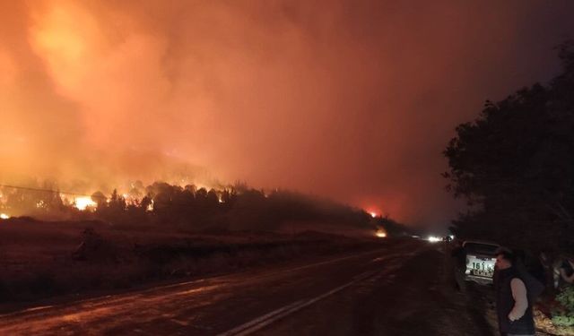 Karacabey’de Alev Alarmı: Boğaz Yolu Çift Yönlü Kapandı