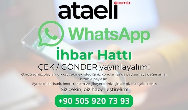 Whatsapp İhbar Hattımız Artık Sizinle