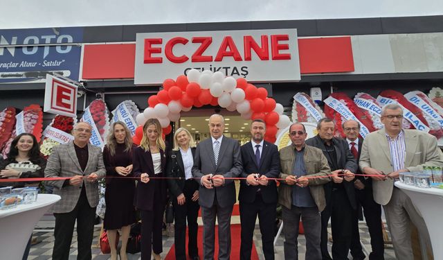 Mustafakemalpaşa’ya yeni bir eczane daha: Çeliktaş Eczanesi açıldı