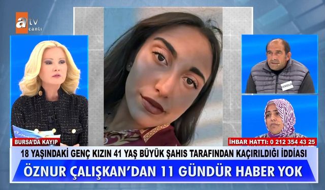 Mustafakemalpaşa’da 18 Yaşındaki Öznur Kayboldu: Aile Müge Anlı’ya Sığındı