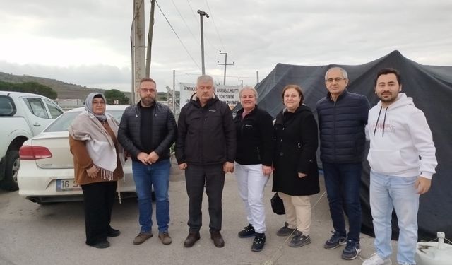 Zafer Partisi'nden Eker Grevine Destek Ziyareti