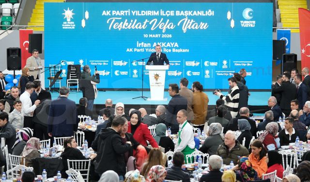 AK Parti Yıldırım’da “Teşkilat Vefa İftarı” Düzenlendi
