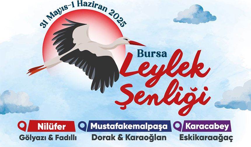 Bursa Leylek Şenliği Başlıyor