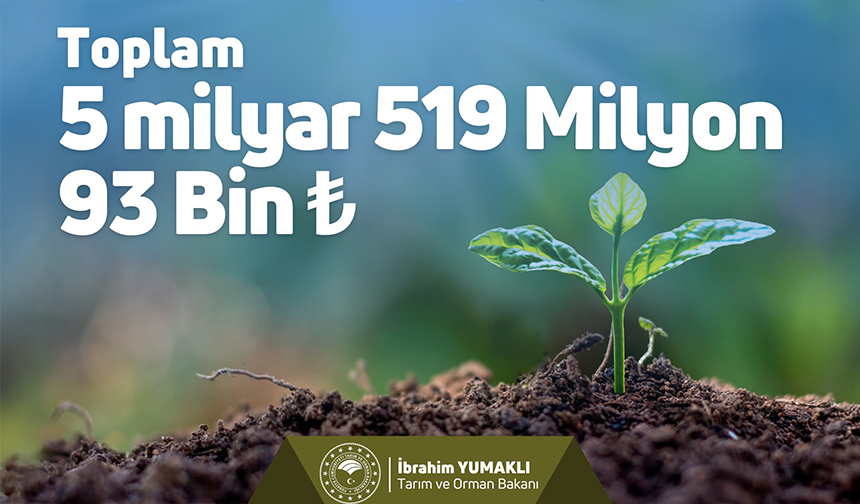 5,5 Milyar Liralık Destek Ödemesi Bugün Hesaplarda