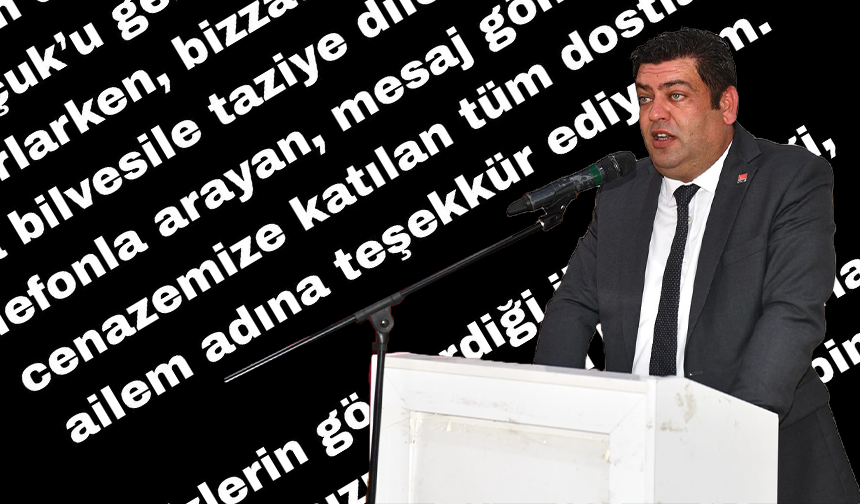 Gökhan Demir’den Vefa Dolu Teşekkür Mesajı
