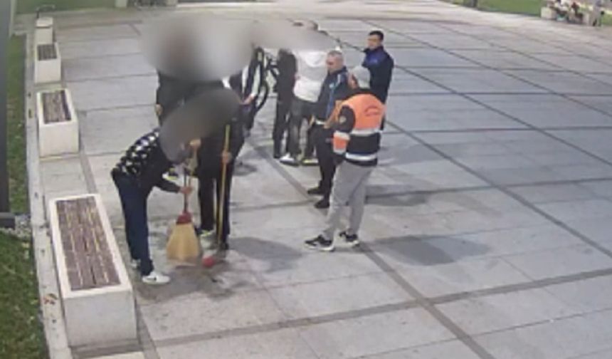 İnegöl Belediyesi’nden çevre dersi: Kirleten gençler önce temizledi sonra ceza aldı