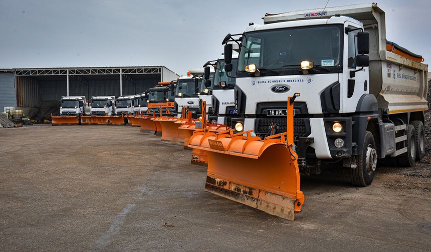 Bursa’da Karla Mücadele Seferberliği: Tüm İlçelerde 24 Saat Mesai