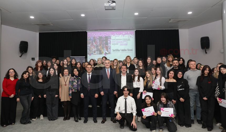 Şiddetsiz yaşama dijital sergiyle dikkat çektiler